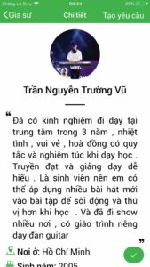 dạy kèm đàn guitar tại nhà