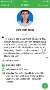dạy kèm đàn guitar tại nhà